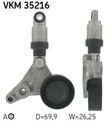 Obrázok Napínacia kladka rebrovaného klinového remeňa SKF  VKM35216